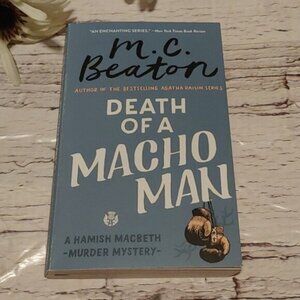 Death of a Macho Man by M.C. Beaton adult fiction novel book